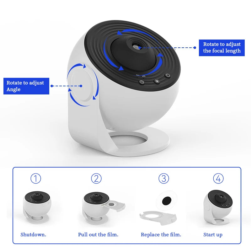 GARDNTOOL™ Planetarium Projector 12 in 1 Sky 360° Rotate