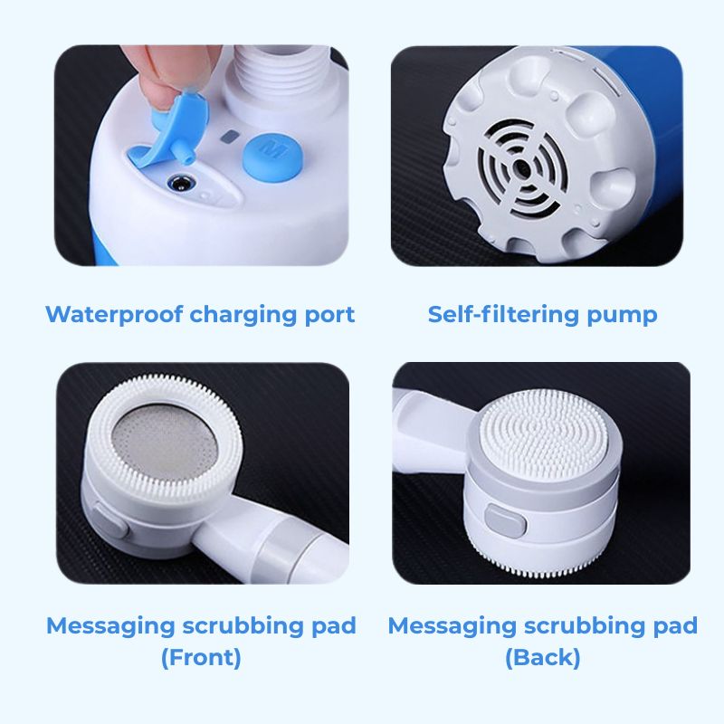 GARDNTOOL - Portable Rechargeable Outdoor Shower