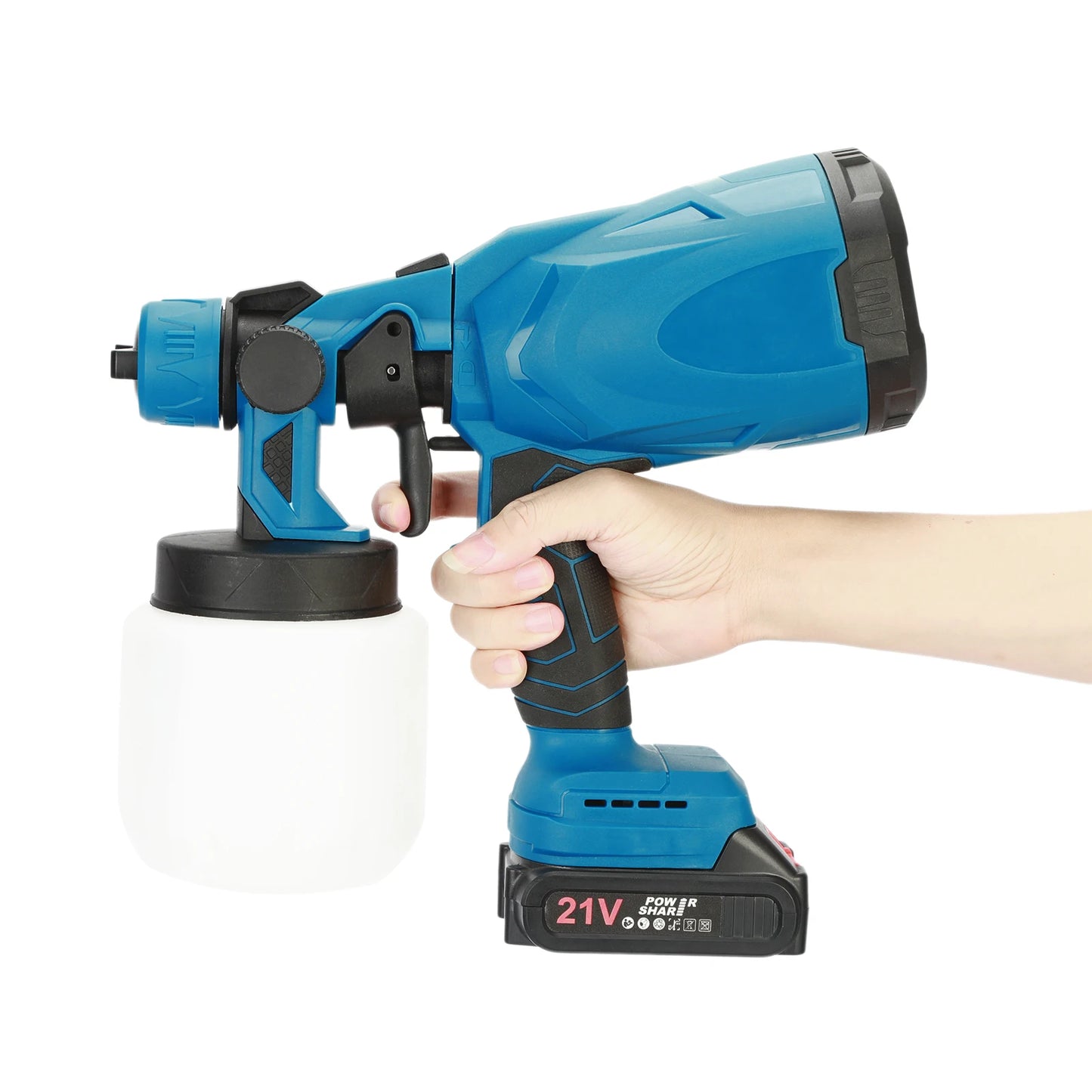 GARDNTOOL - Mini Electric Paint Sprayer with 2 Batteries