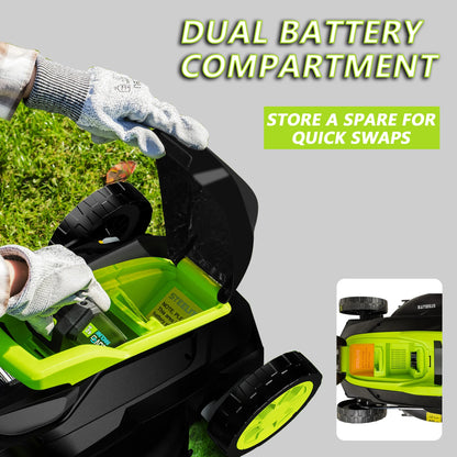 GARDNTOOL™ Electric Lawn Mower, 2-in-1 Lightweight